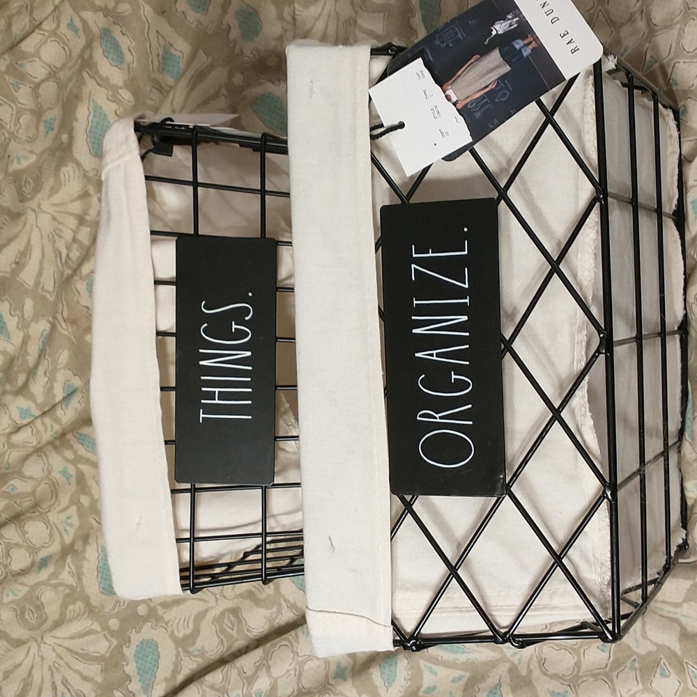 Rae Dunn Organize and Things Baskets